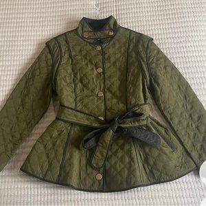 Karen Millen Peplum quilted jacket